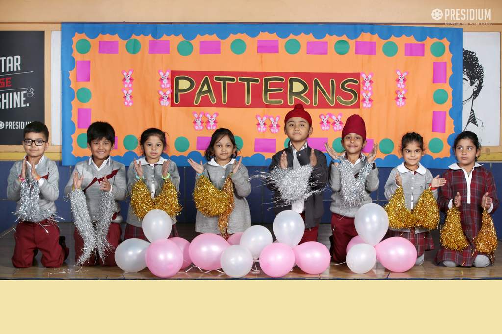 STUDENTS RECOGNIZE PATTERNS THROUGH FUN FILLED ACTIVITIES