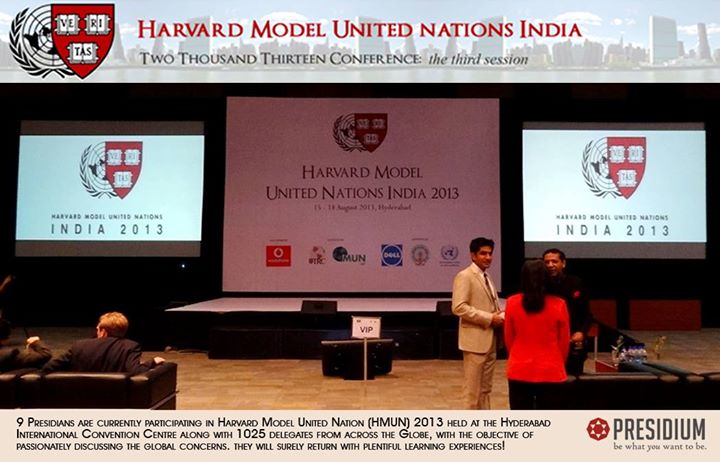 PRESIDIANS TO ATTEND THE HARVARD MUN, HYDERABAD