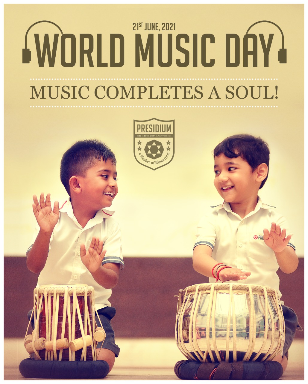 PRESIDIANS UNITE TO WISH ALL A HAPPY WORLD MUSIC DAY!