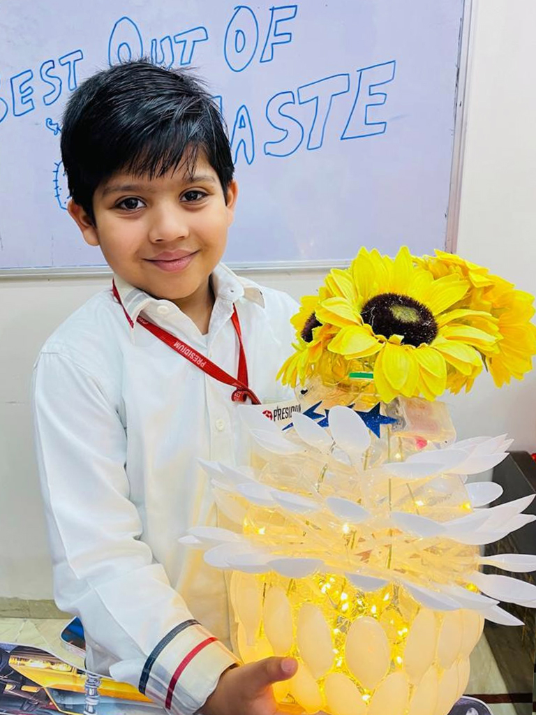 STUDENTS UNLEASH THEIR CREATIVITY WITH BEST OUT OF WASTE ACTIVITY