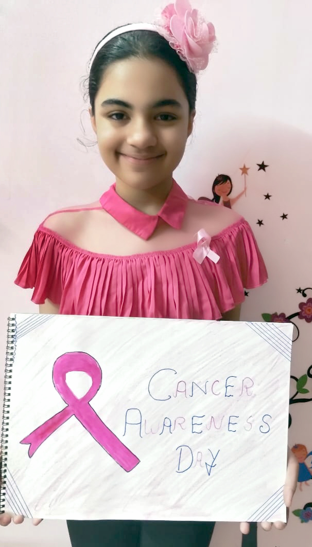 Presidium Rajnagar, STUDENTS PROMOTE CANCER AWARENESS WITH POSTER MAKING