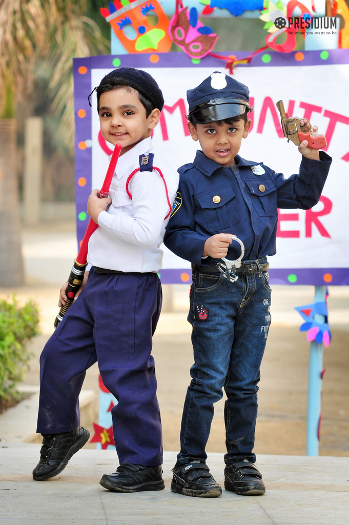 Presidium Indirapuram, STUDENTS DEVELOP A SENSE OF GRATITUDE TO COMMUNITY HELPERS