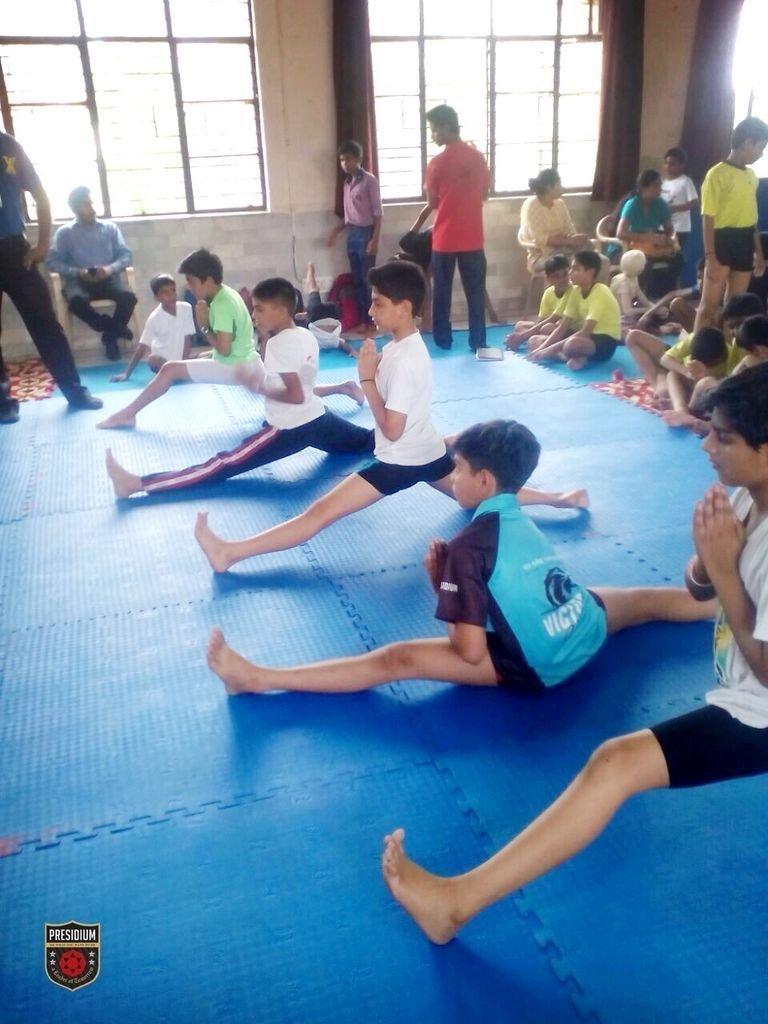 Presidians Shine Bright At Delhi First Yoga Championship