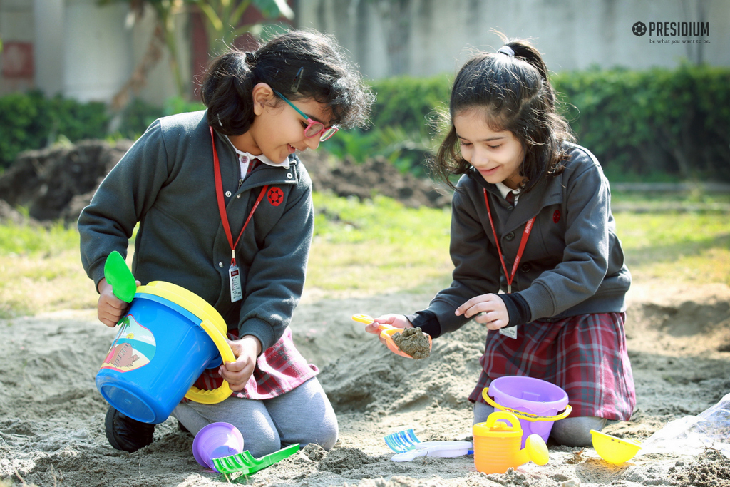 Presidium Indirapuram, A PERFECT FUSION OF LEARNING AND FUN WITH SANDPIT ACTIVITY