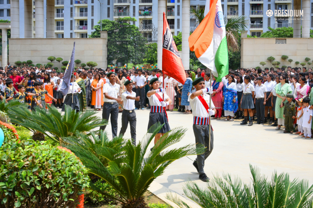 Presidium Indirapuram, MRS.SUDHA GUPTA GRACES THE GRAND INDEPENDENCE DAY CELEBRATION