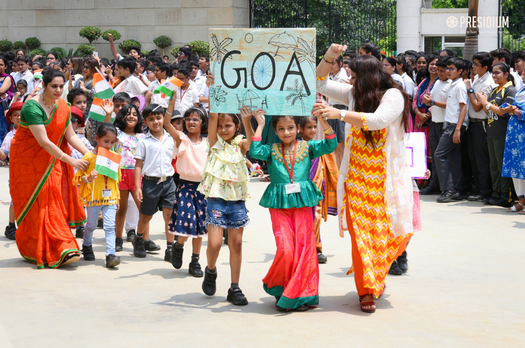 Presidium Indirapuram, MRS.SUDHA GUPTA GRACES THE GRAND INDEPENDENCE DAY CELEBRATION