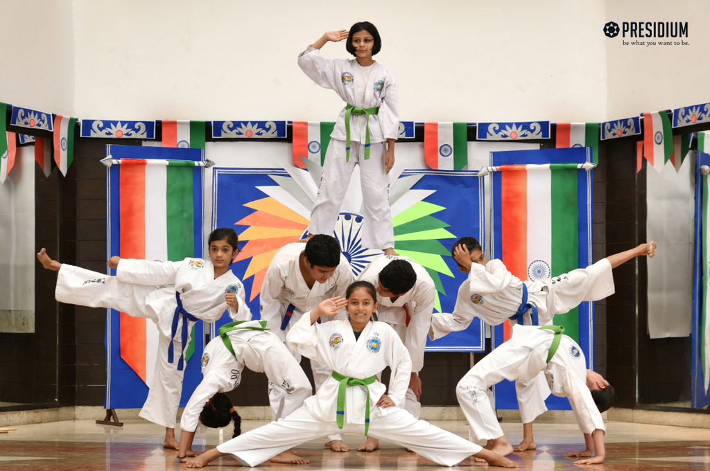 Presidium Indirapuram, MRS.SUDHA GUPTA GRACES THE GRAND INDEPENDENCE DAY CELEBRATION