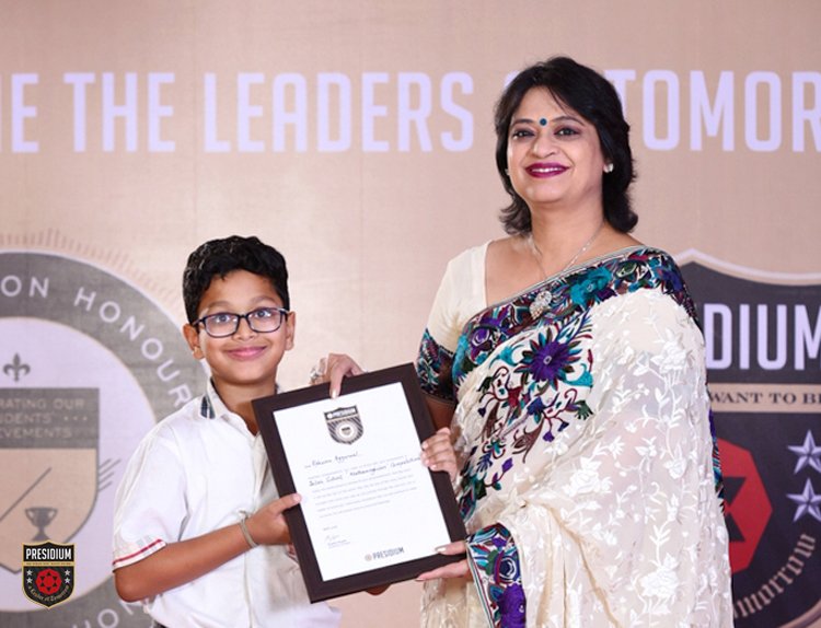 Presidium Indirapuram, PRESIDIUM’S YOUNG ACHIEVERS ACKNOWLEDGED AT CHAIRPERSON HONOURS-A GRAND CEREMONY