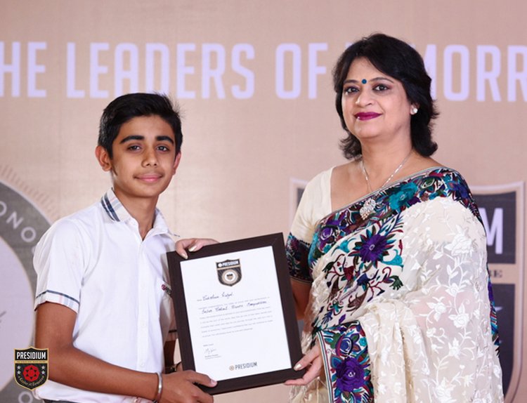 Presidium Indirapuram, PRESIDIUM’S YOUNG ACHIEVERS ACKNOWLEDGED AT CHAIRPERSON HONOURS-A GRAND CEREMONY