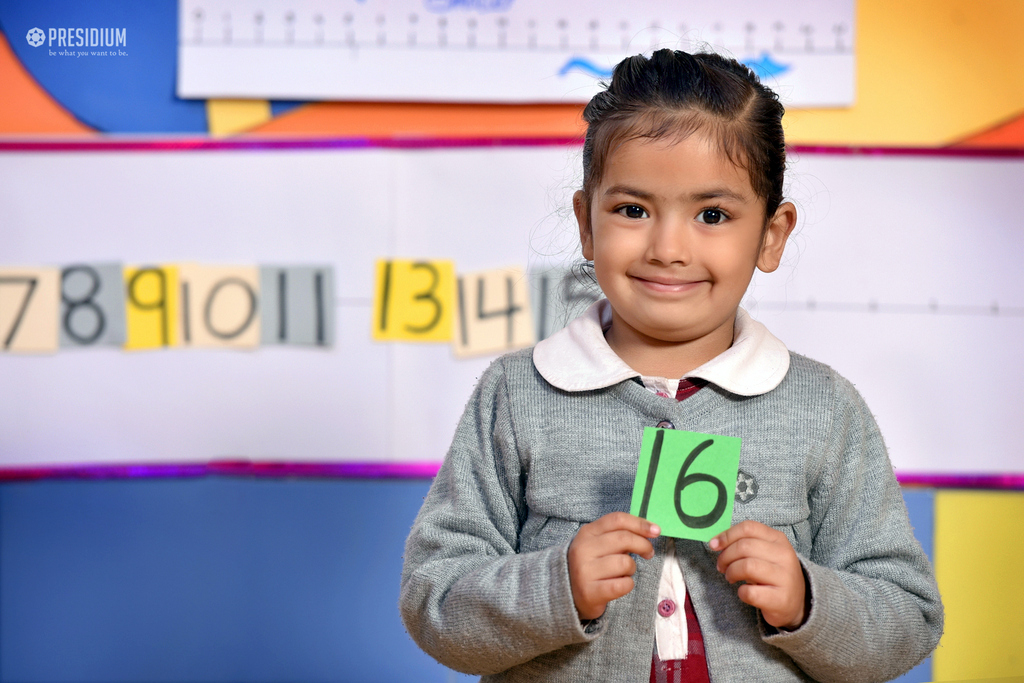 Presidium Dwarka-6, PRESIDIANS LEARN ABOUT THE NUMBER LINE WITH A FUN-FILLED ACTIVITY