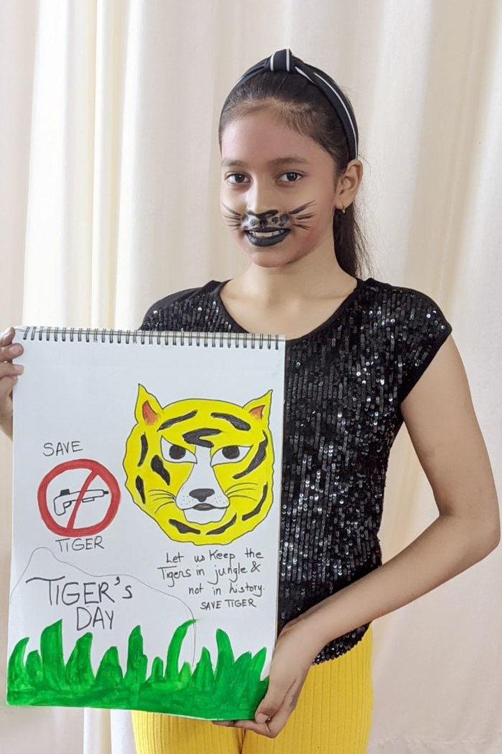 Presidium Indirapuram, INTERNATIONAL TIGER DAY: SAVE THE LORD OF THE JUNGLE!