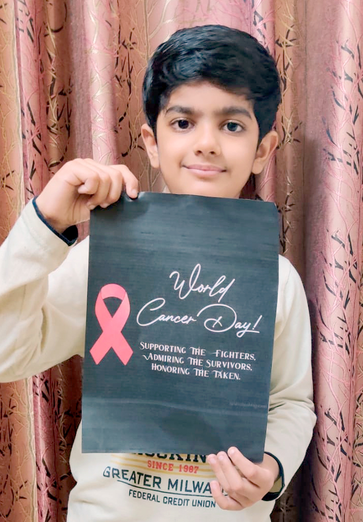 Presidium Punjabi Bagh, STUDENTS MARK CANCER AWARENESS DAY 