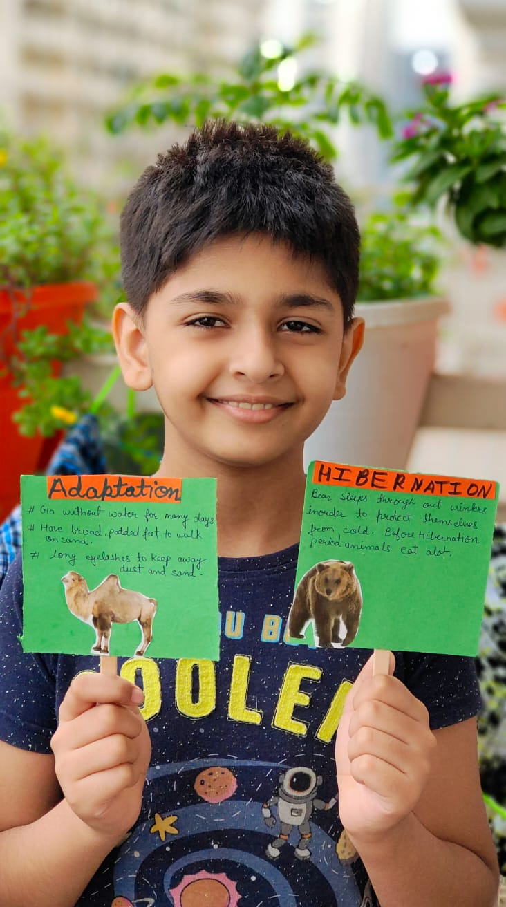 Presidium Rajnagar, STUDENTS LEARN ABOUT ADAPTATIONS OF ANIMALS WITH ENTHUSIASM