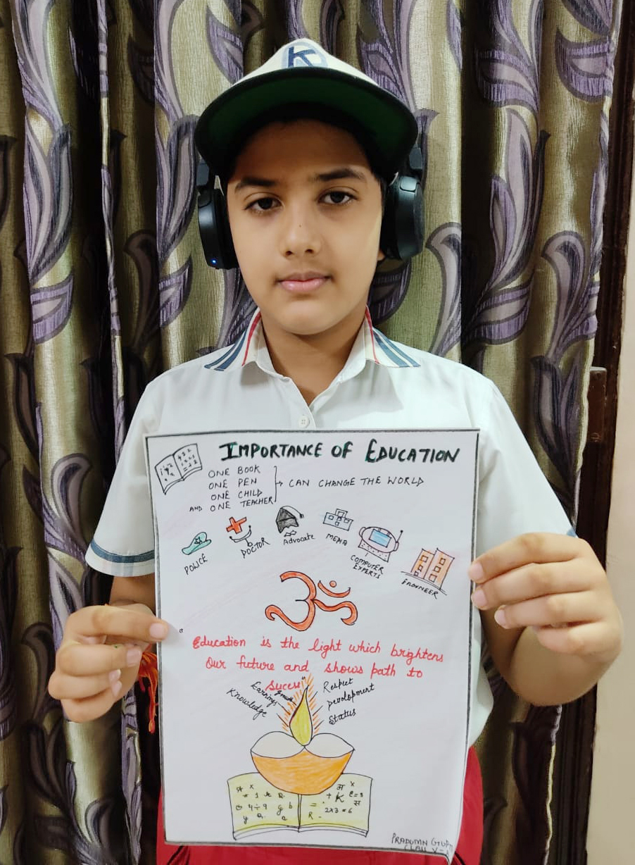 Presidium Rajnagar, POSTER MAKING & SLOGAN WRITING: STUDENTS HONE THEIR IMAGINATION 