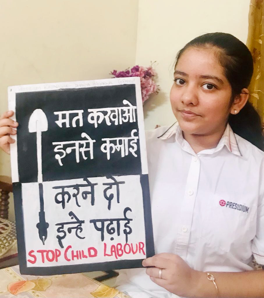 Presidium Rajnagar, PRESIDIANS BOLDLY SAY NO TO CHILD LABOUR!