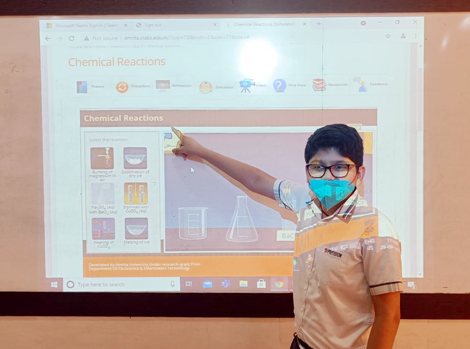 Presidium Rajnagar, PRESIDIANS STUDY ABOUT THE PHYSICAL & CHEMICAL CHANGE