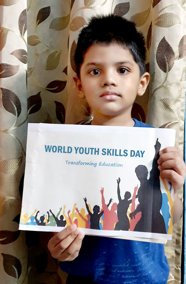 Presidium Vivek Vihar, PRESIDIANS CELEBRATE WORLD YOUTH SKILL DAY WITH ENTHUSIASM