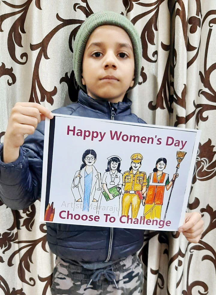 Presidium Dwarka-6, STUDENTS SALUTE THE REVIVING SPIRIT OF WOMANHOOD ON WOMEN'S DAY