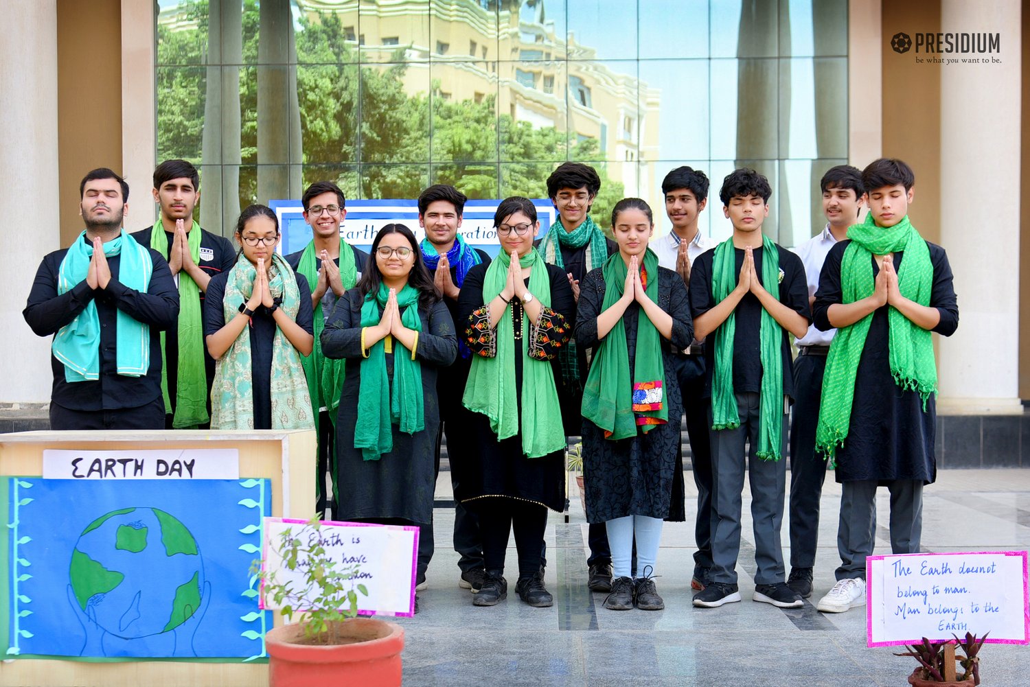 Presidium Gurgaon-57, EARTH DAY: YOUNG ENVIRONMENTALISTS MAKE A DIFFERENCE! 