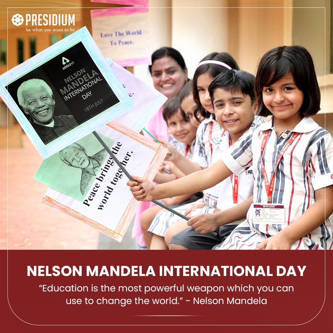 Presidium Gurgaon-57, MANDELA DAY: PRESIDIANS PAY HOMAGE TO THE GREAT LEADER