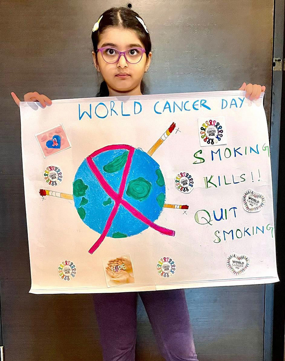 Presidium Indirapuram, PRESIDIANS CONDUCT A SPECIAL ASSEMBLY ON WORLD CANCER DAY Presidium Indirapuram, PRESIDIANS CONDUCT A SPECIAL ASSEMBLY ON WORLD CANCER DAY