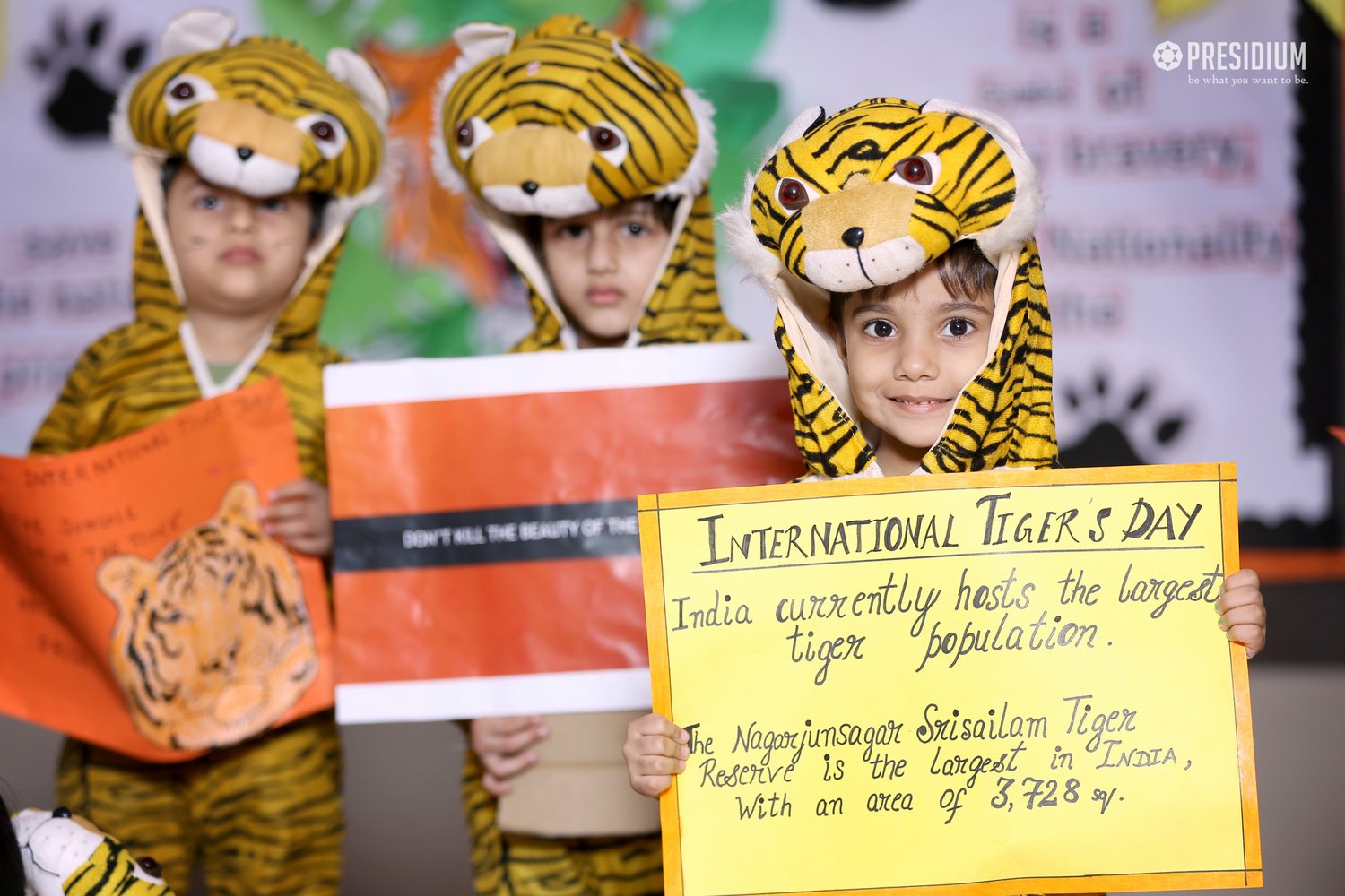 Presidium Noida-31, TOGETHER WE CAN SAVE THE TIGER FROM EXTINCTION Presidium Noida-31, TOGETHER WE CAN SAVE THE TIGER FROM EXTINCTION