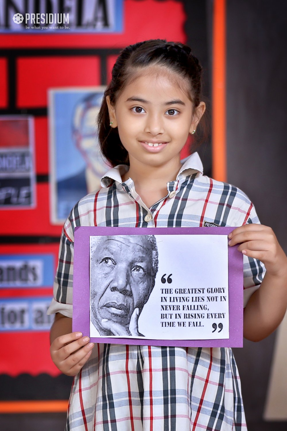 Presidium Noida-31, PRESIDIANS REMEMBER THE TEACHINGS OF NELSON MANDELA Presidium Noida-31, PRESIDIANS REMEMBER THE TEACHINGS OF NELSON MANDELA