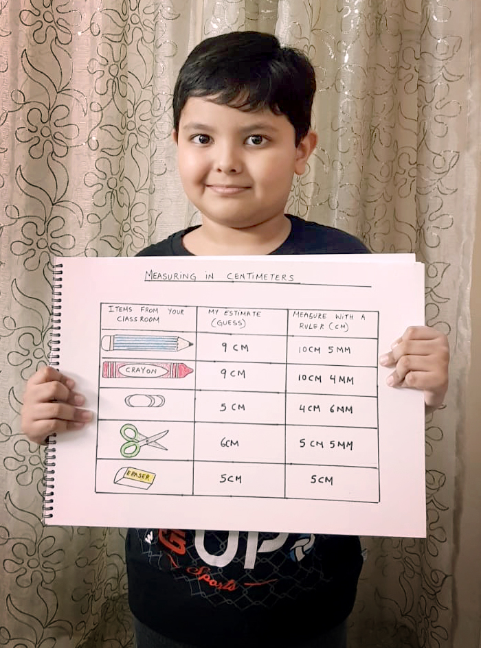 Presidium Pitampura, STUDENTS LEARN ABOUT THE CONCEPT OF MEASUREMENT