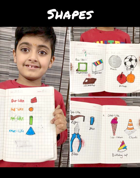 Presidium Pitampura, STUDENTS LEARN TO IDENTIFY & DESCRIBE DIFFERENT TYPES OF SHAPES