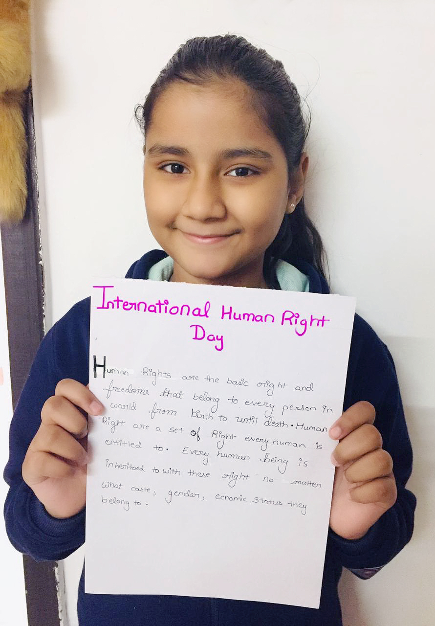 Presidium Rajnagar, STUDENTS SPREAD AWARENESS ABOUT HUMAN RIGHTS