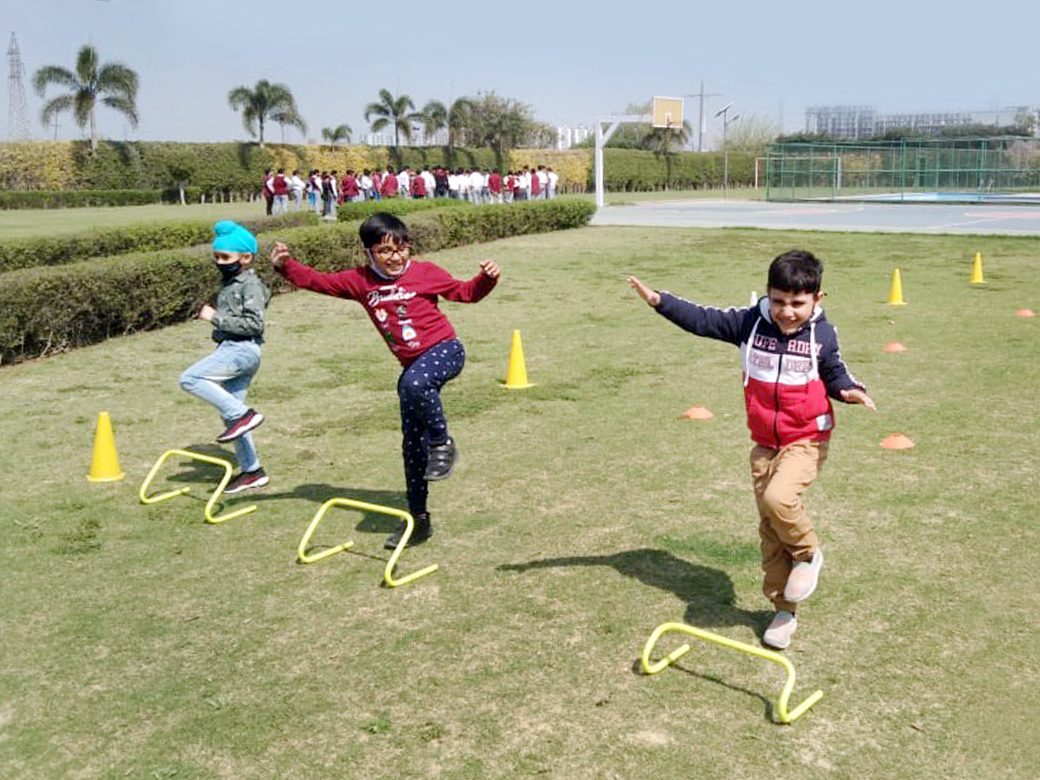 Presidium Rajnagar, STUDENTS PARTICIPATE IN MARATHON WITH SHEER ENTHUSIASM