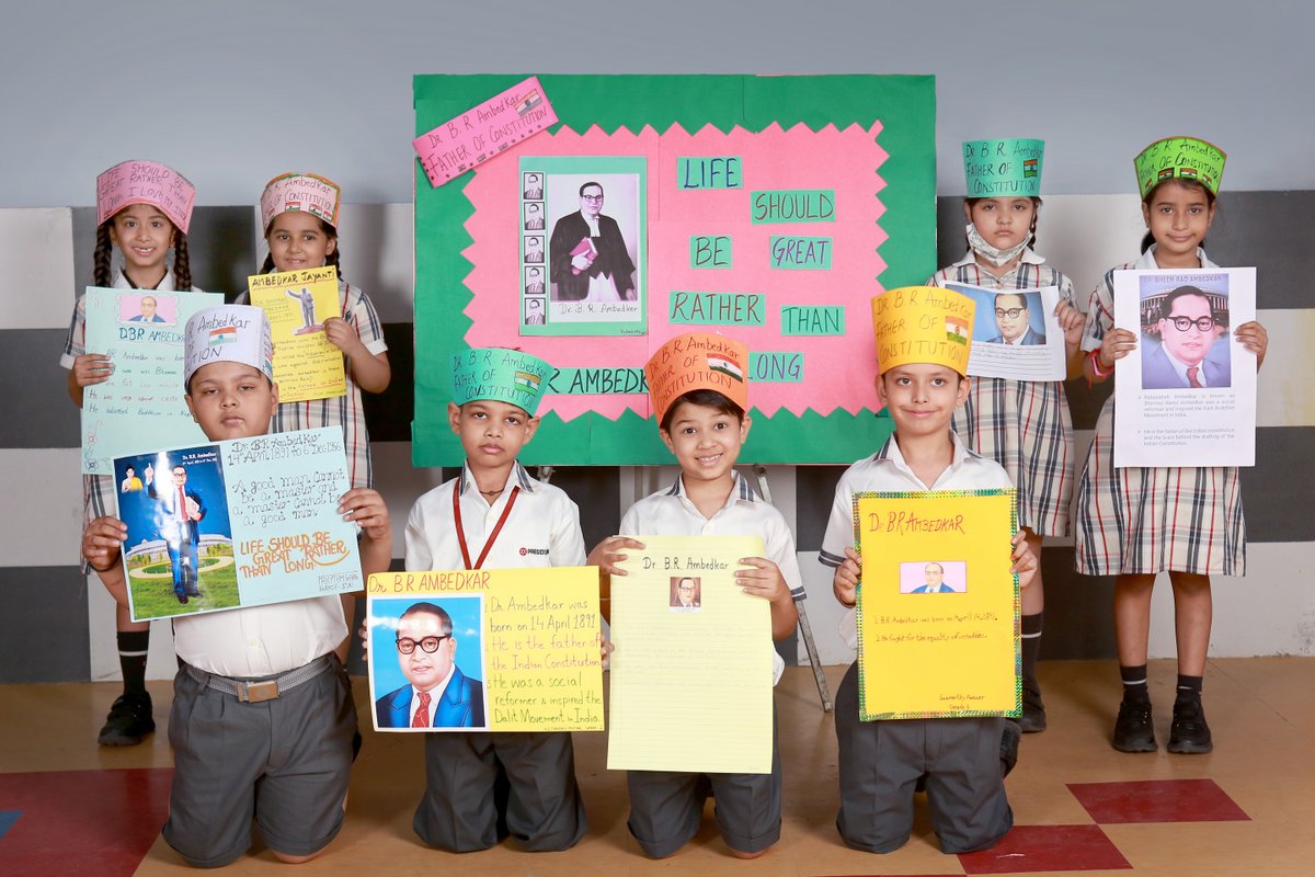 Presidium Vivek Vihar, PRESIDIANS ORGANIZE A SPECIAL ASSEMBLY ON AMBEDKAR JAYANTI