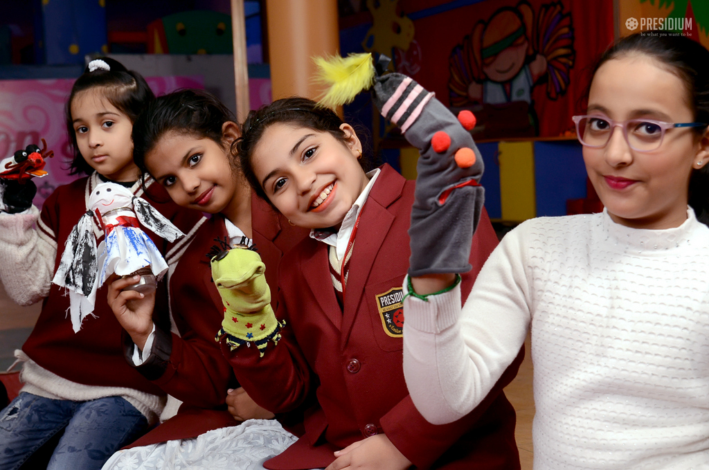 Presidium Indirapuram, OUR BUDDING ARTISTS MAKE THE MOST OF PUPPET MAKING COMPETITION