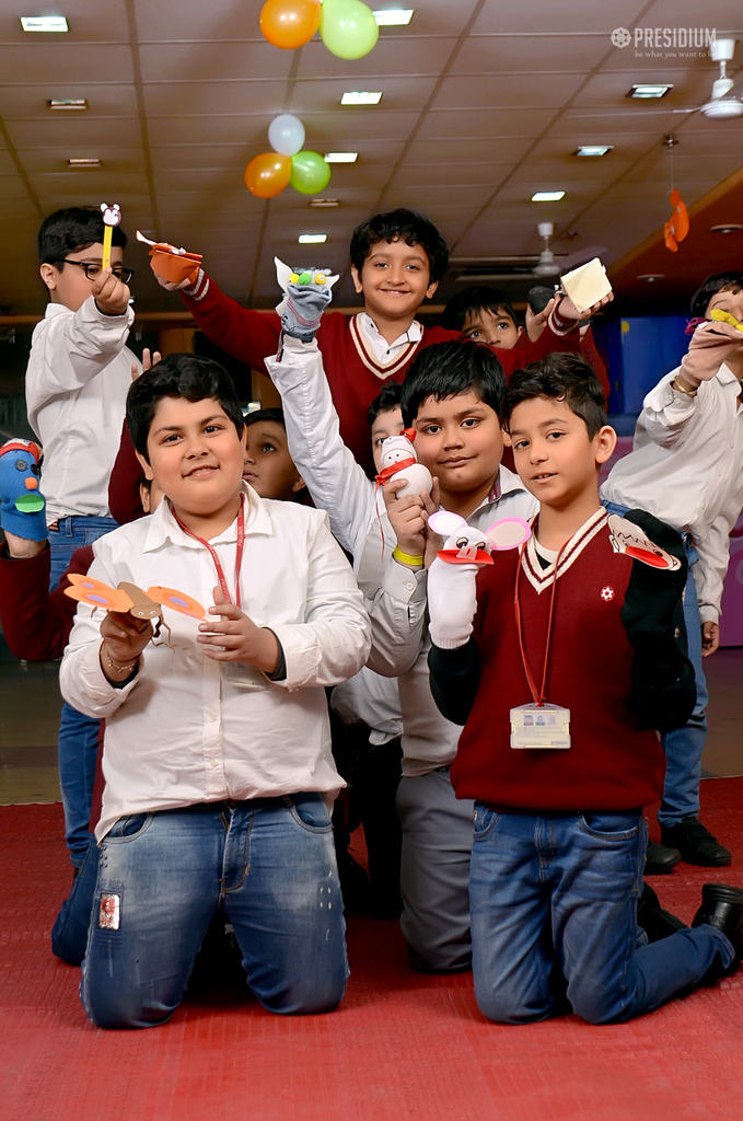 Presidium Indirapuram, OUR BUDDING ARTISTS MAKE THE MOST OF PUPPET MAKING COMPETITION