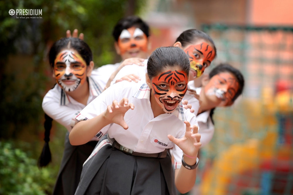 Presidium Pitampura, PRESIDIANS ENHANCE THEIR KNOWLEDGE ABOUT INDIA’S PRIDE, TIGERS! 