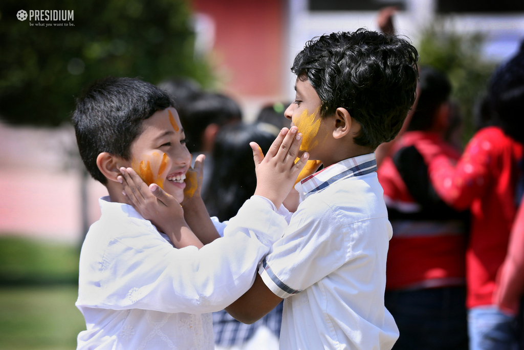 Presidium Rajnagar, LET’S PAINT THE TOWN IN THE COLOURS OF LOVE & JOY THIS HOLI! 