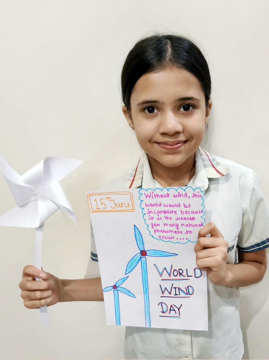 Presidium Rajnagar, PRESIDIANS MARK WORLD WIND DAY WITH SPECIAL ASSEMBLY!