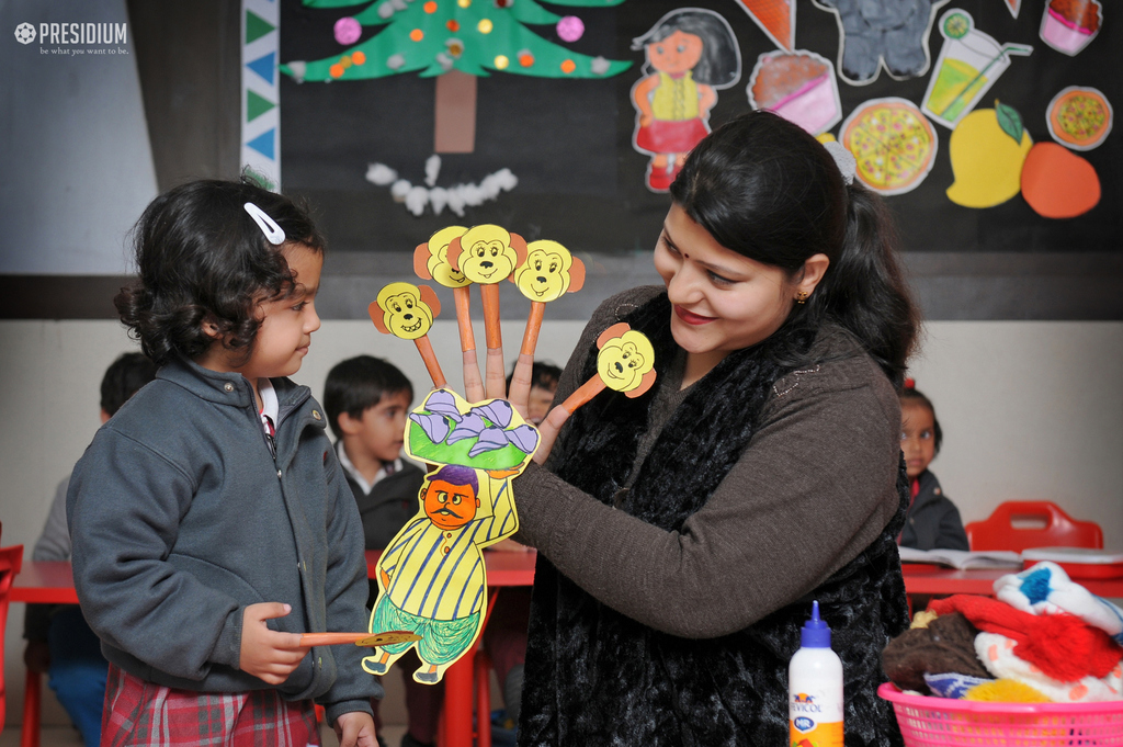 Presidium Rajnagar, PUPPET MAKING:PRESIDIANS ENHANCE THEIR CREATIVE & ARTISTIC SKILLS