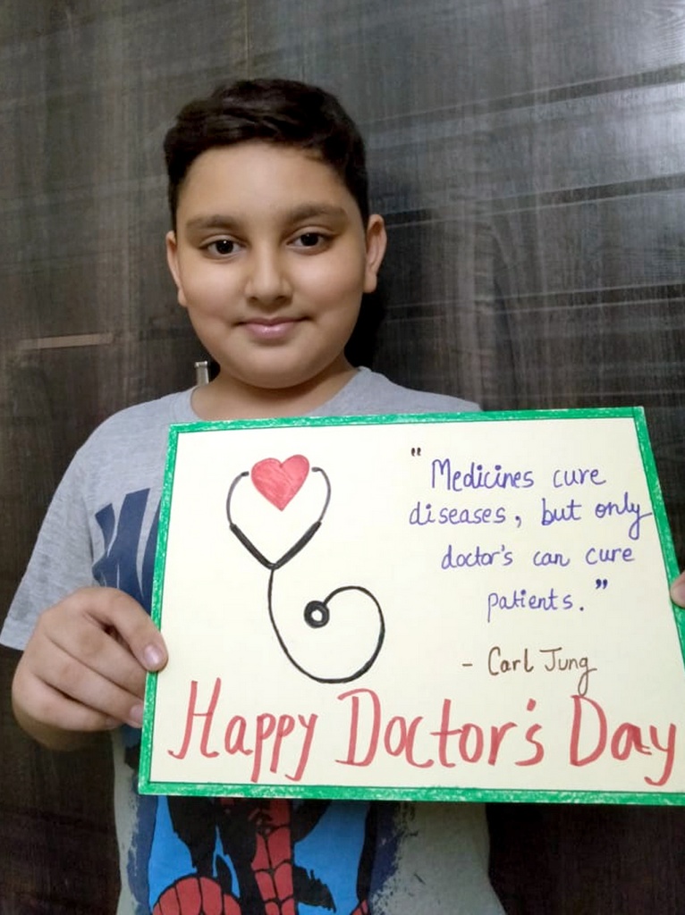 Presidium Rajnagar, NATIONAL DOCTORS’ DAY: STUDENTS EXPRESS GRATITUDE TO DOCTORS!