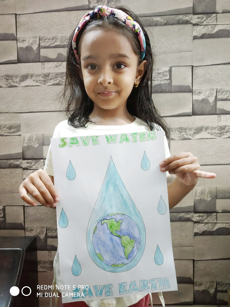 Presidium Rajnagar, STUDENTS GENERATE AWARENESS ABOUT IMPORTANCE OF SAVING WATER