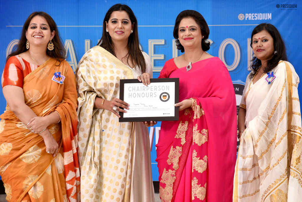 Presidium Indirapuram, GLORIFYING THE ROLE OF TEACHERS: CHAIRPERSON HONOURS FOR TEACHERS