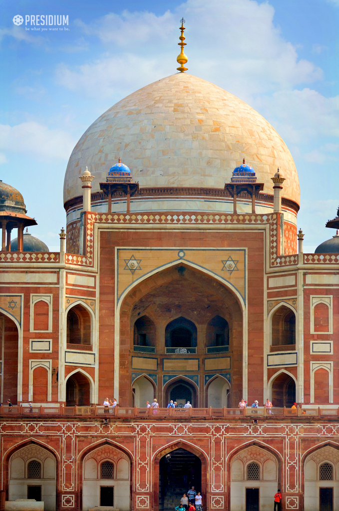 Presidium Vivek Vihar, PRESIDIANS HEAD FOR AN ENRICHING VISIT TO HUMAYUN’S TOMB