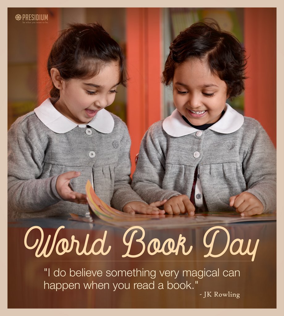 PRESIDIUM FAMILY WISHES YOU A HAPPY & INFORMED WORLD BOOK DAY