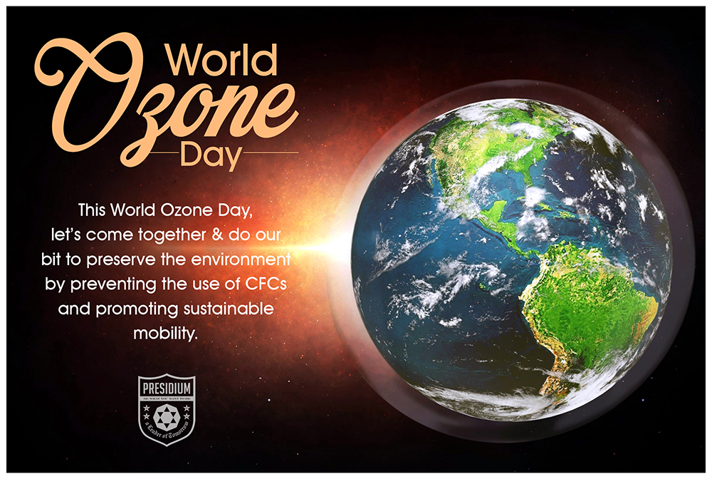 LET’S JOIN HANDS TO WORK IN THE DIRECTION OF SAVING OZONE.