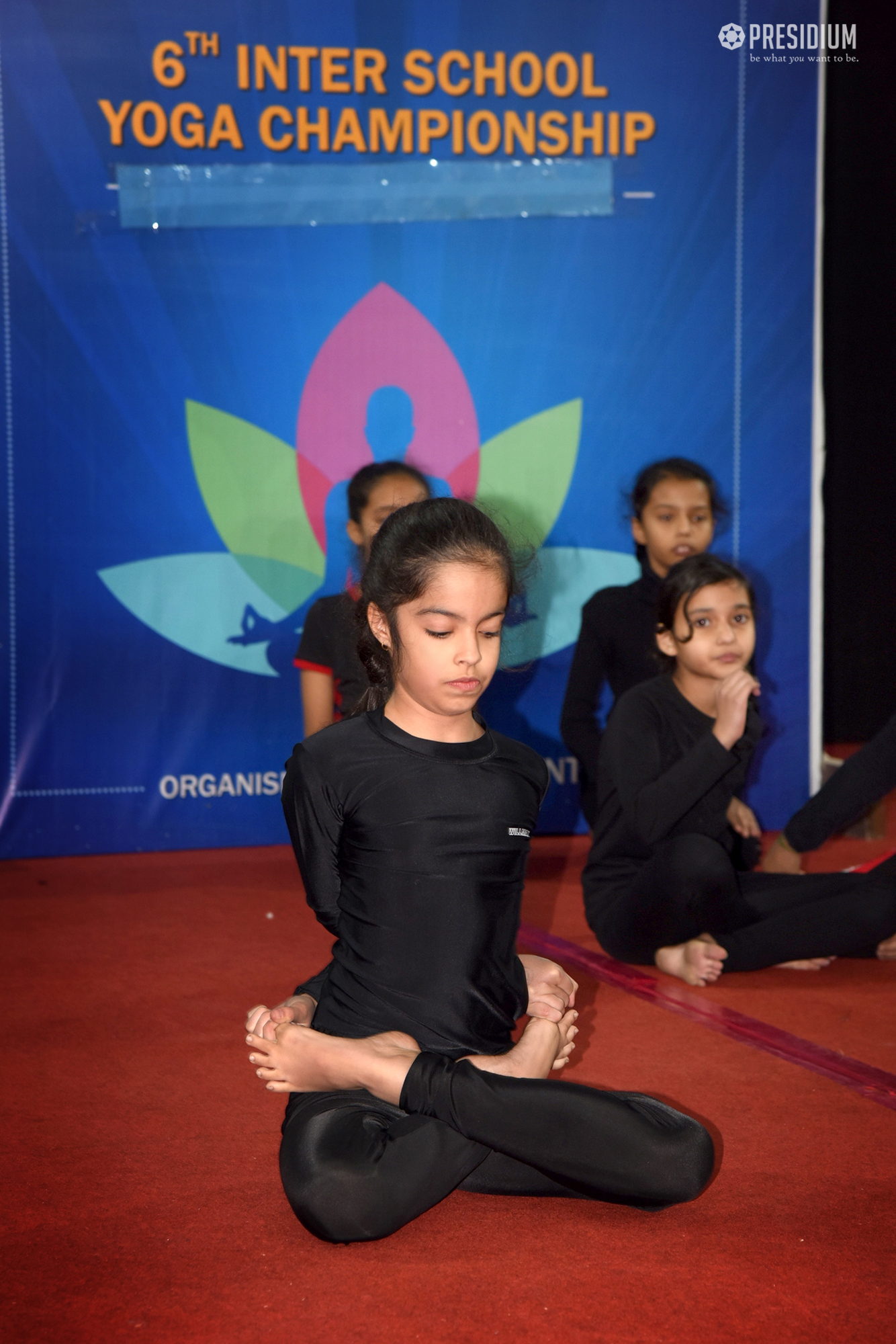 Presidium Punjabi Bagh, PRESIDIANS SHOW THEIR METTLE AT INTER-SCHOOL YOGA COMPETITION