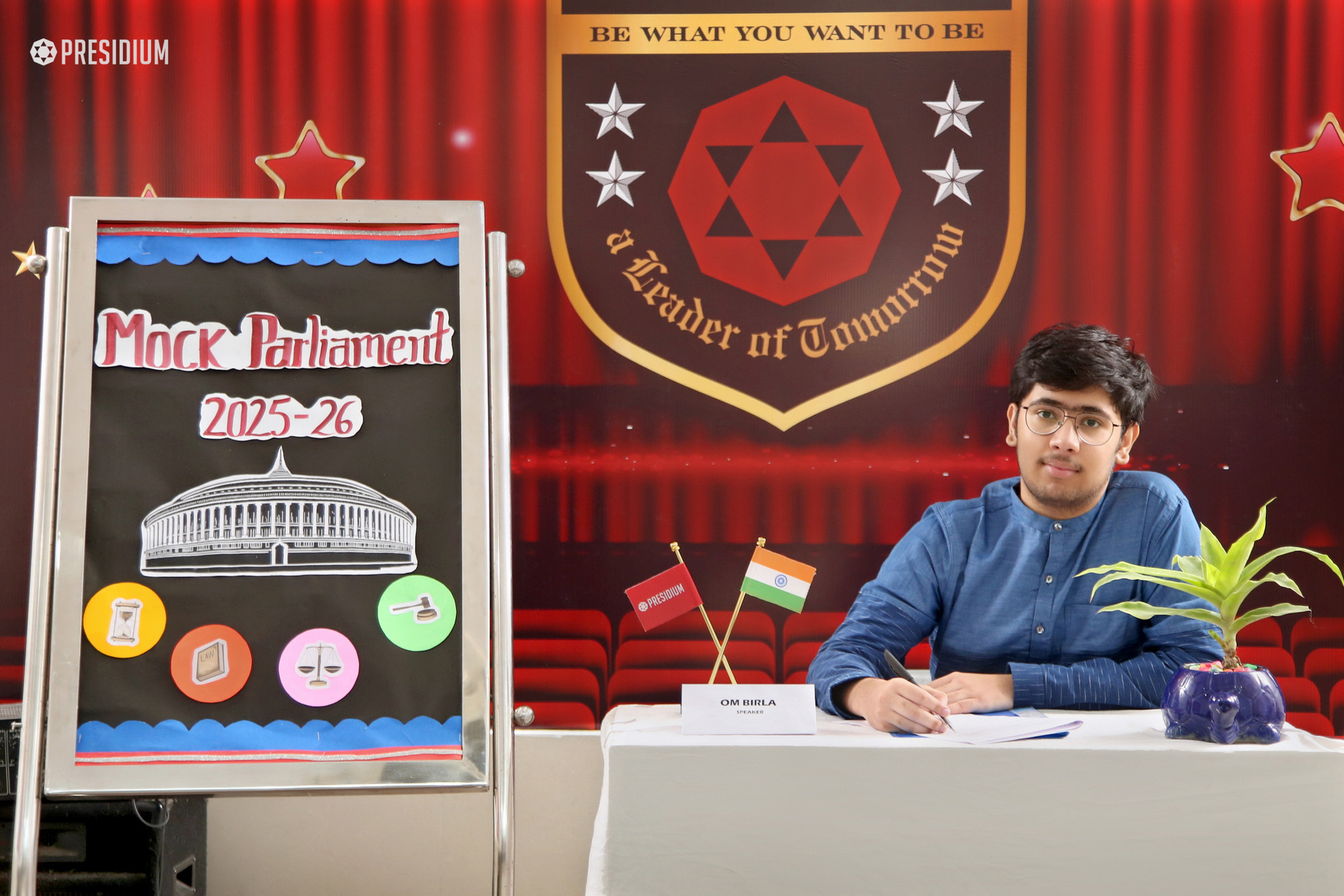 Presidium Rajnagar, VOICES OF VISION MOCK PARLIAMENT AT RAJ NAGAR PRESIDIUM SCHOOL 