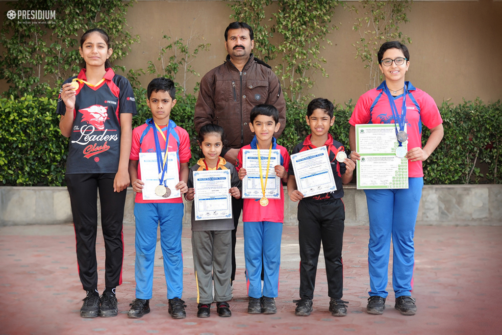 GRAND ACHIEVEMENTS OF THE SKATING MAESTROS OF PRESIDIUM GURGAON