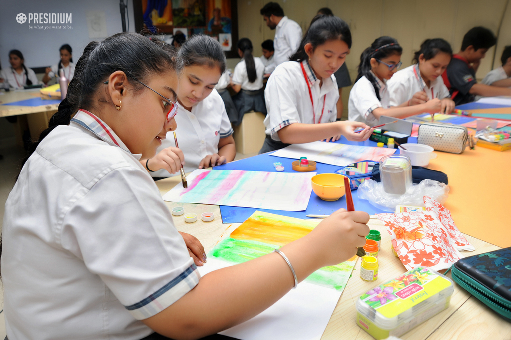 Presidium Gurgaon-57, CALLIGRAPHY WORKSHOP: WHEN FEELINGS DANCE WITH WORDS, IT’S ART! 