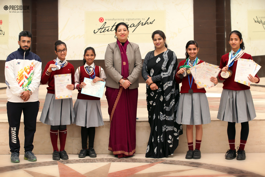 Presidium Indirapuram, CBSE NATIONAL GYMNASTICS CHAMPIONSHIP:RAIN OF MEDALS AT PRESIDIUM