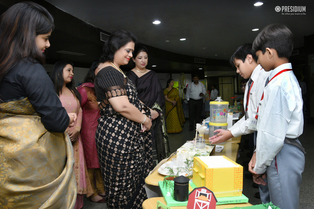 Presidium Indirapuram, HON’BLE CHAIRPERSON LAUDS PRESIDIANS AT SCIENCE WEEK & ART FAIR